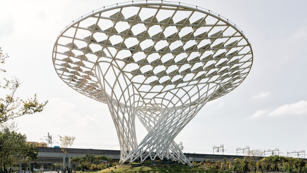 Green Energy Demonstration Site Solar Tree